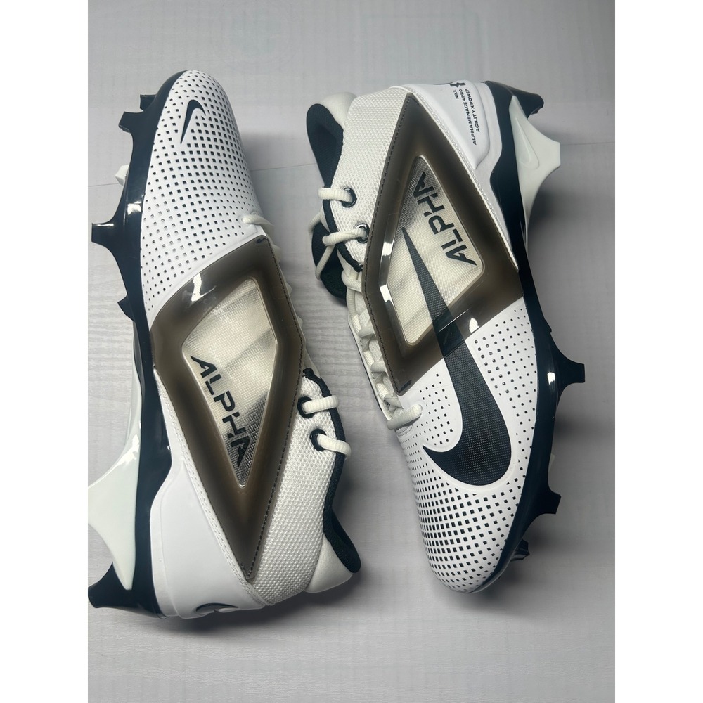 Nike Alpha Menace 4 Pro White Black Men IB2507 100 Size 10 New/No Box